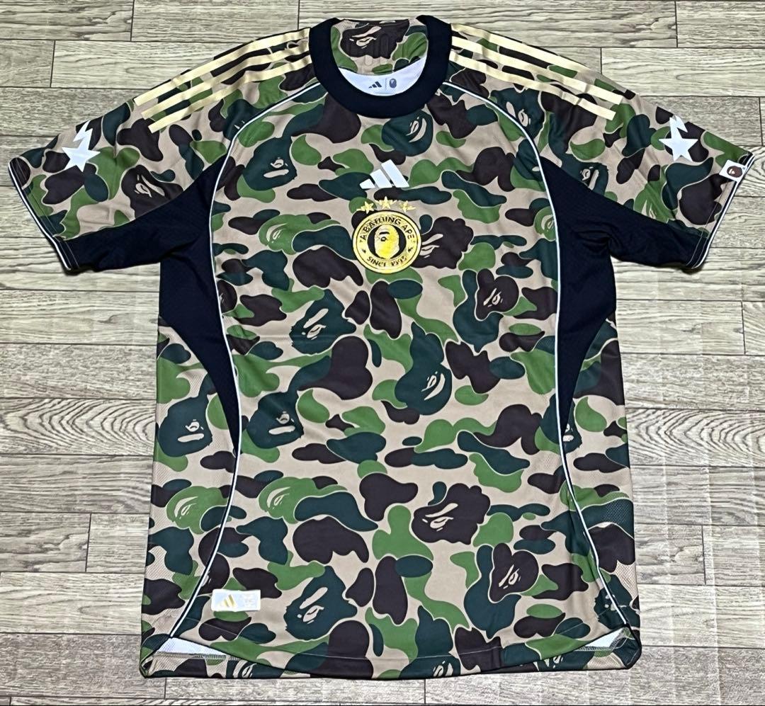 トップス adidas x A BATHING APE BAPE FB Jersey L