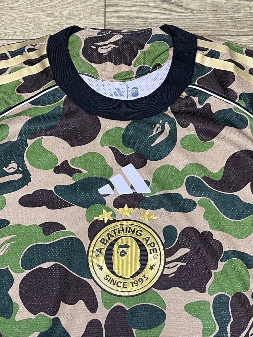トップス adidas x A BATHING APE BAPE FB Jersey L