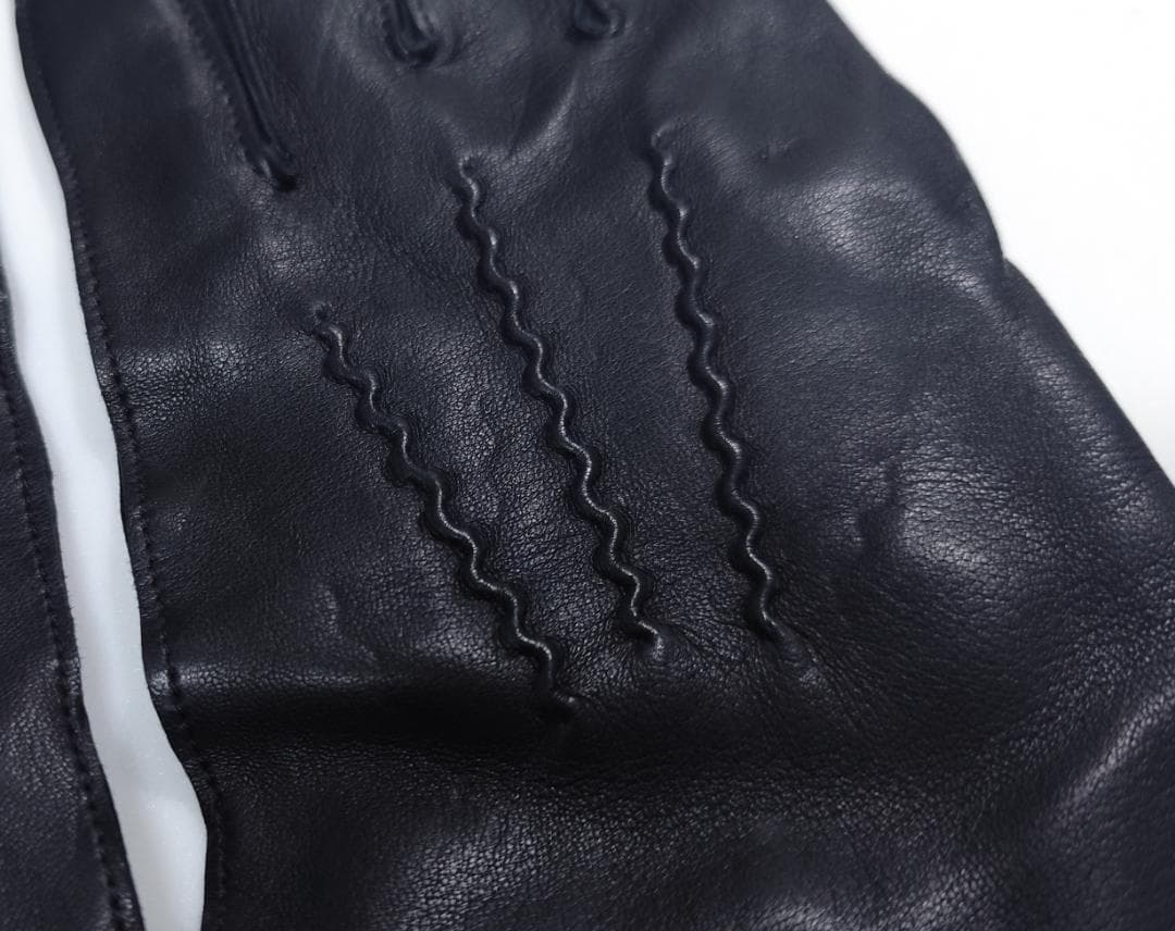 V新品 DENTS デンツ 紳士 レザーグローブ サイズ9 羊革カシミヤ英国製