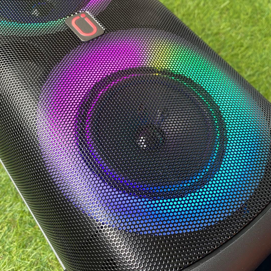 【新品】JYX T27-Tポータブルカラオケスピーカーセット（マイク2本付き）