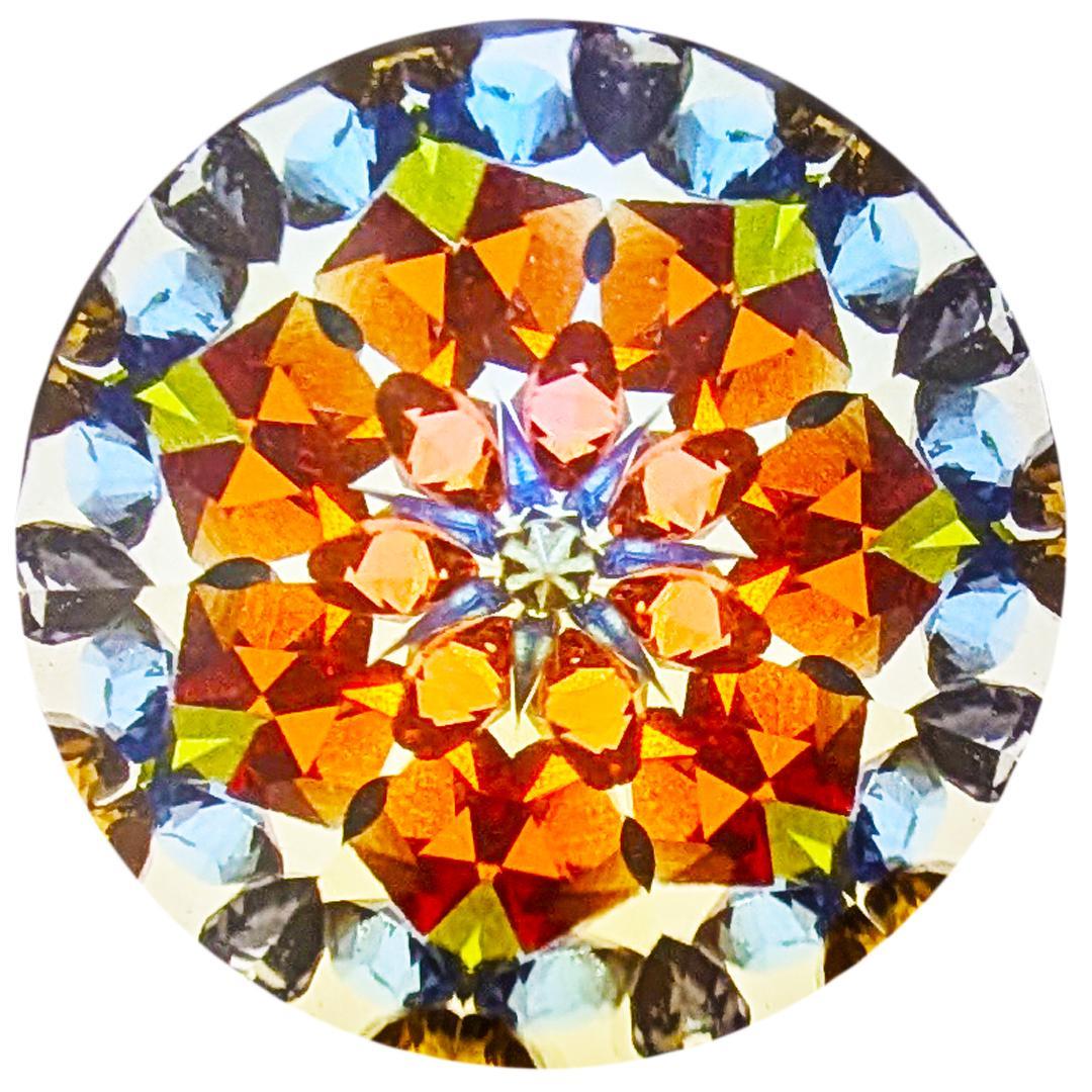 残り1個 作家万華鏡ペンダント ケビン＆デボラヒーリー スパイラル