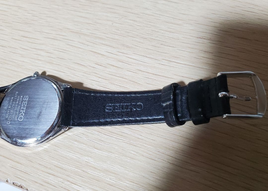 SEIKO SACM171 メンズ クオーツ 稼働 純正バンド交換済
