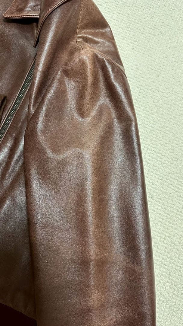 a.p.c ラムレザージャケット