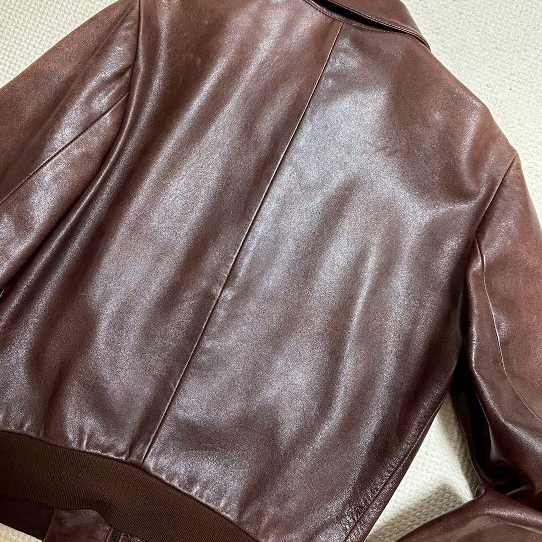 a.p.c ラムレザージャケット