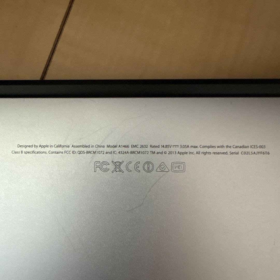MacBook Air 13 A1466 初期化済 i5/8GB/256GB