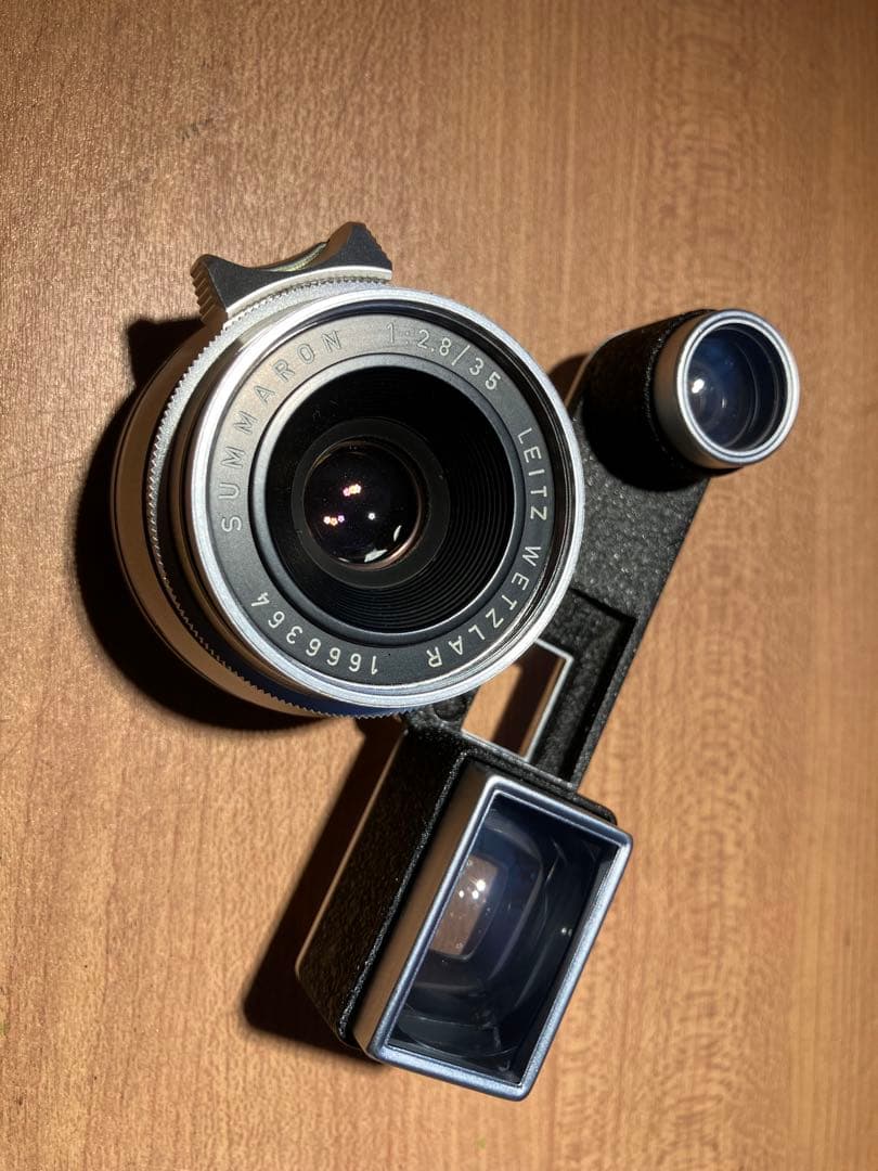 Leica Summaron ズマロン35mm F2.8 Mメガネ付レンズ 美品