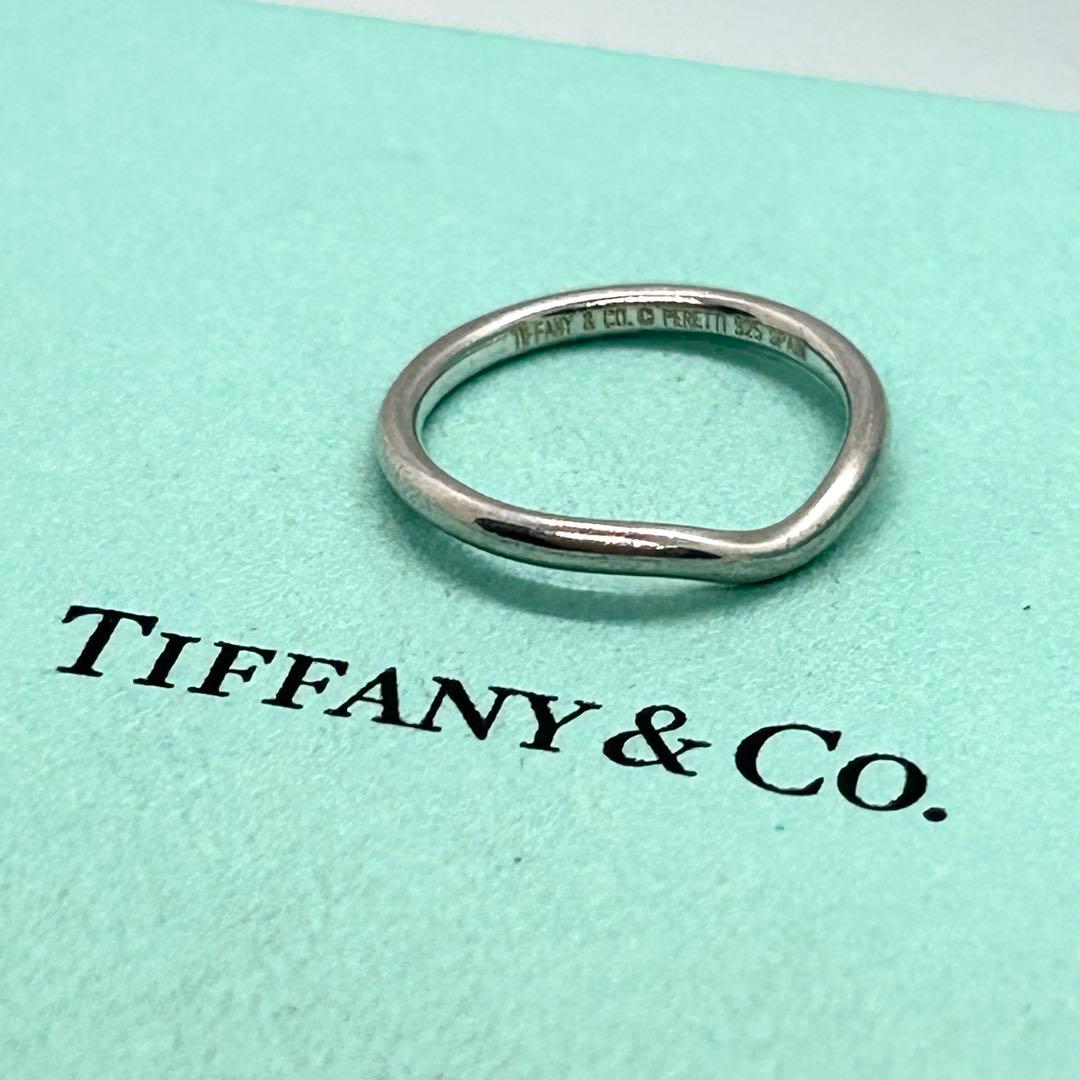 em✨ティファニー カーブドバンドリング 10.5号 SV925 重ね付け