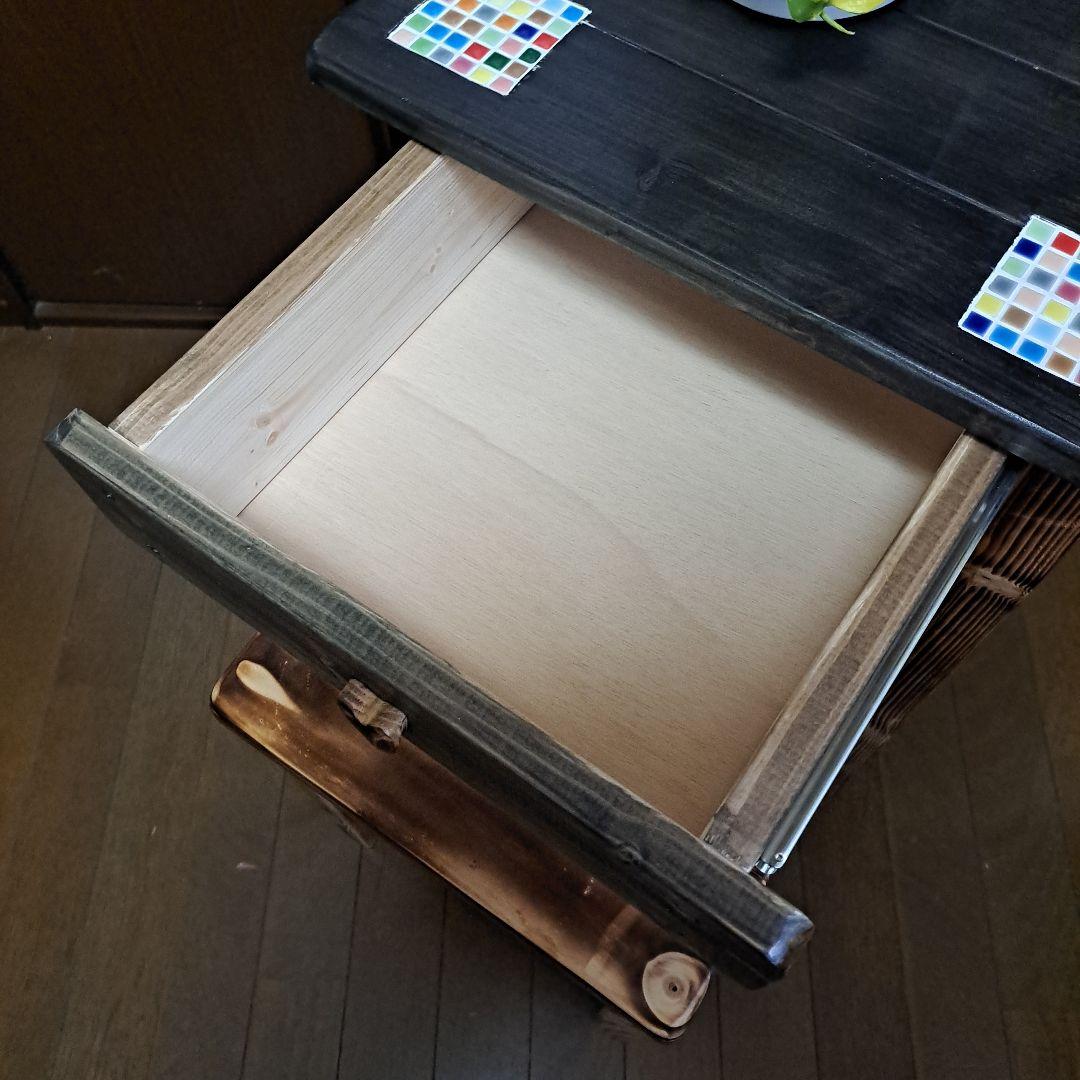 ガーデンテーブル&スツールセット ハンドメイド　期間限定値下中