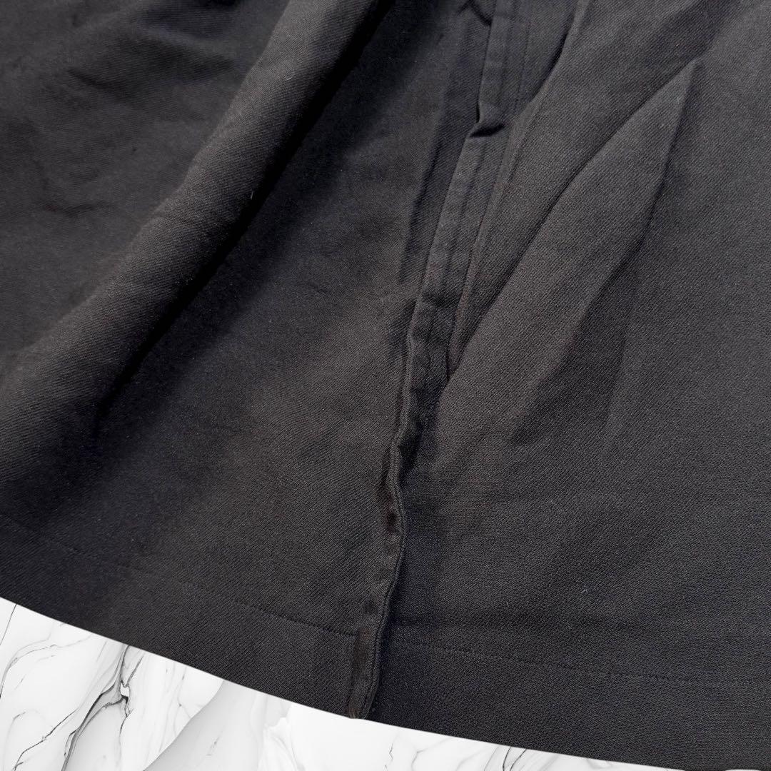 《12AW》COMME des GARCONS ポリ縮 ボリュームスカート 黒