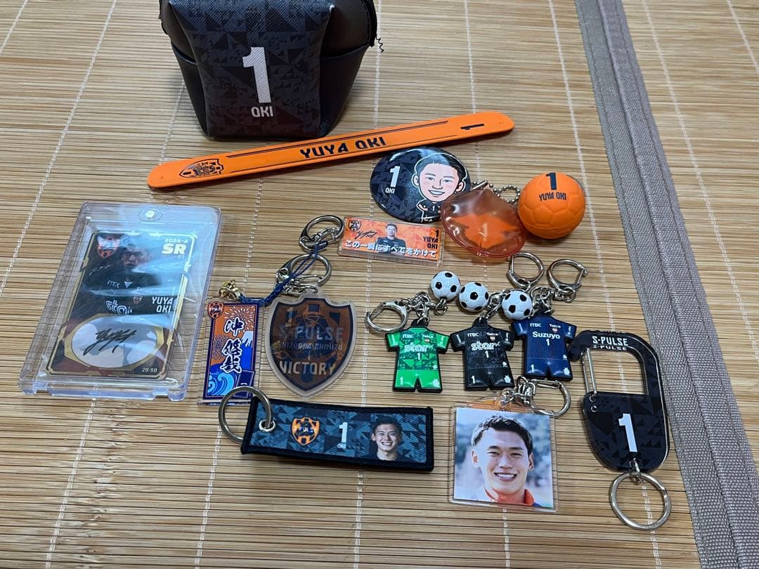 エスパルス　沖悠哉　応援グッズ　1番　ガチャ　シークレット　サイン