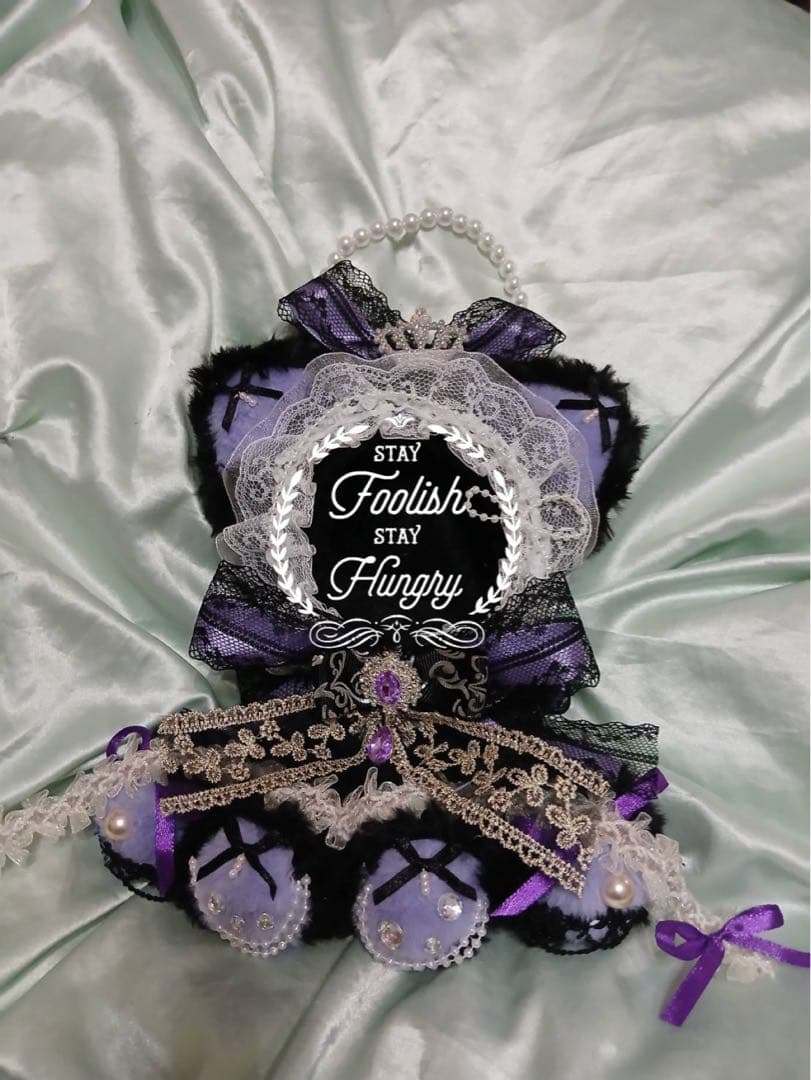 にろ様ぬい服ふわふわ猫耳お座り着ぐるみ 16cm 推しぬい にじぬい