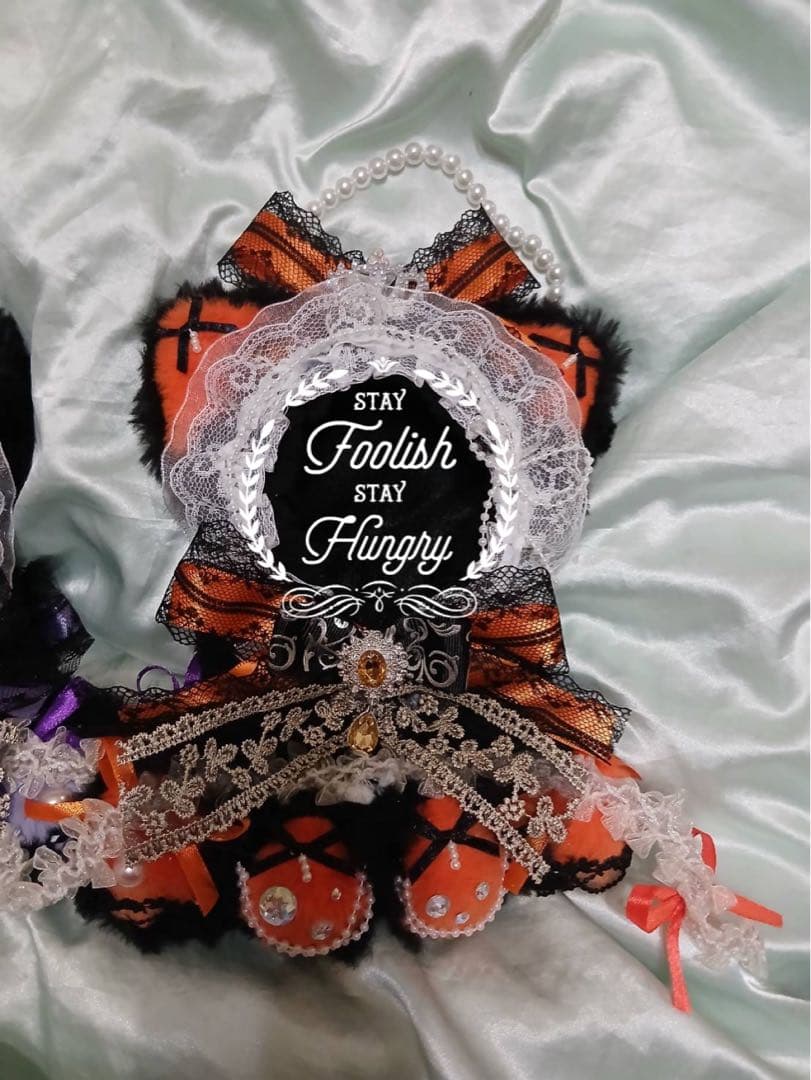 にろ様ぬい服ふわふわ猫耳お座り着ぐるみ 16cm 推しぬい にじぬい