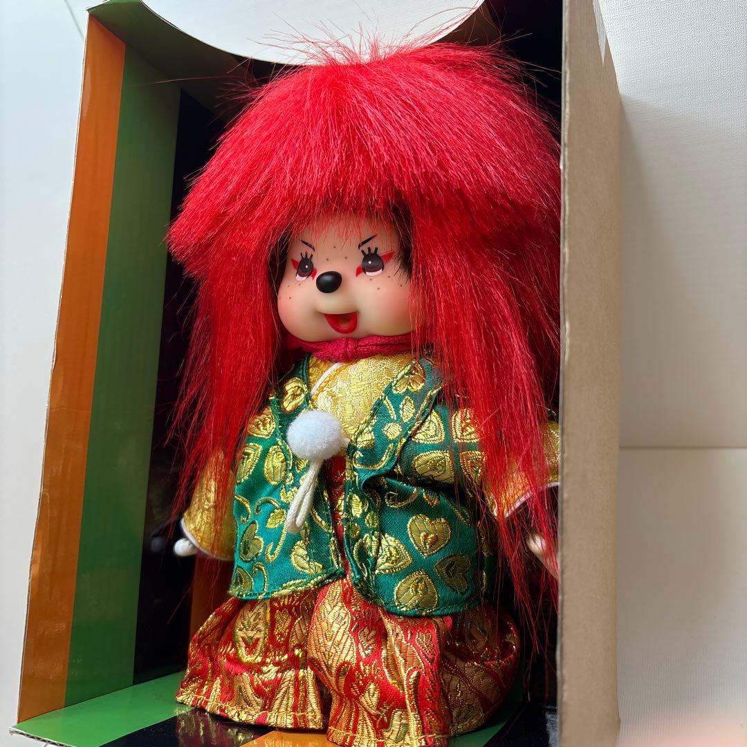新品 2013年発売 歌舞伎 モンチッチ 赤頭 monchhichi 393