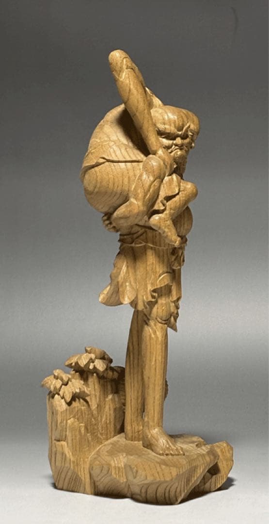 名品 【木彫 手長足長像 】 山車 祭屋台 だんじり 立川流 下教来石神社 北斎