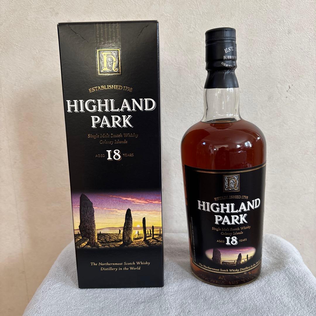 ハイランドパーク18年　オールドボトル　古酒 750ml 43%