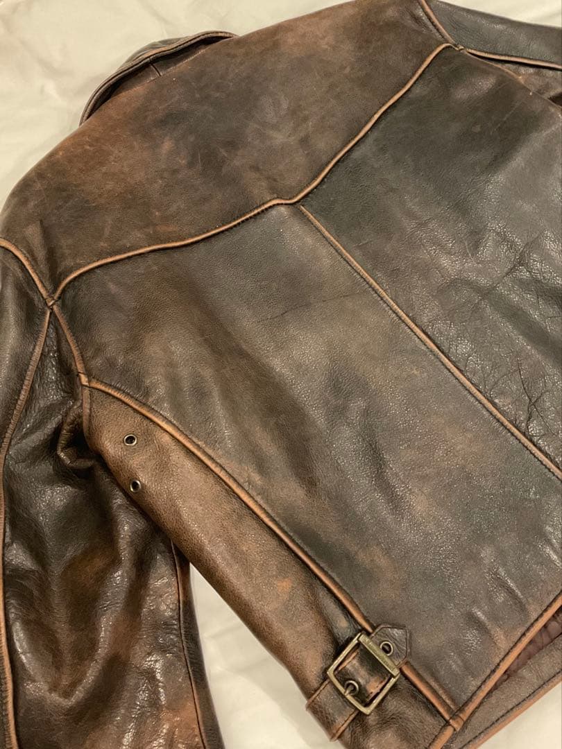 つ*し様 ヴィンテージ ハーレーダビッドソン レザー ライダースジャケット M