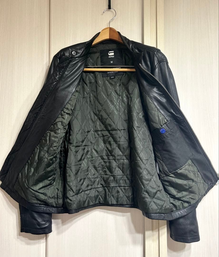 G-STAR RAW レザージャケット メンズ M ライダース