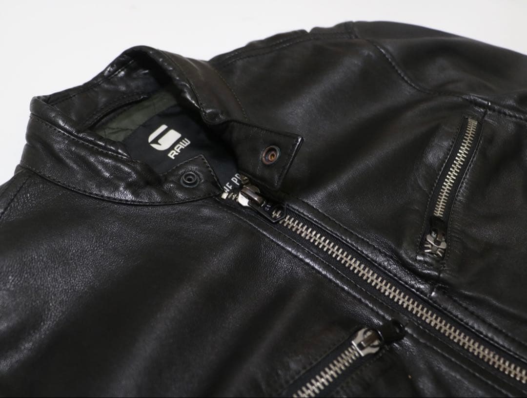 G-STAR RAW レザージャケット メンズ M ライダース