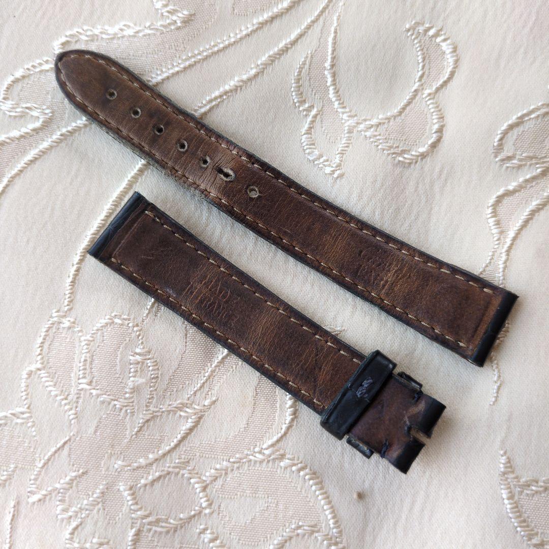 Cartierカルティエ純正 Alligt Sh Navy blueベルト