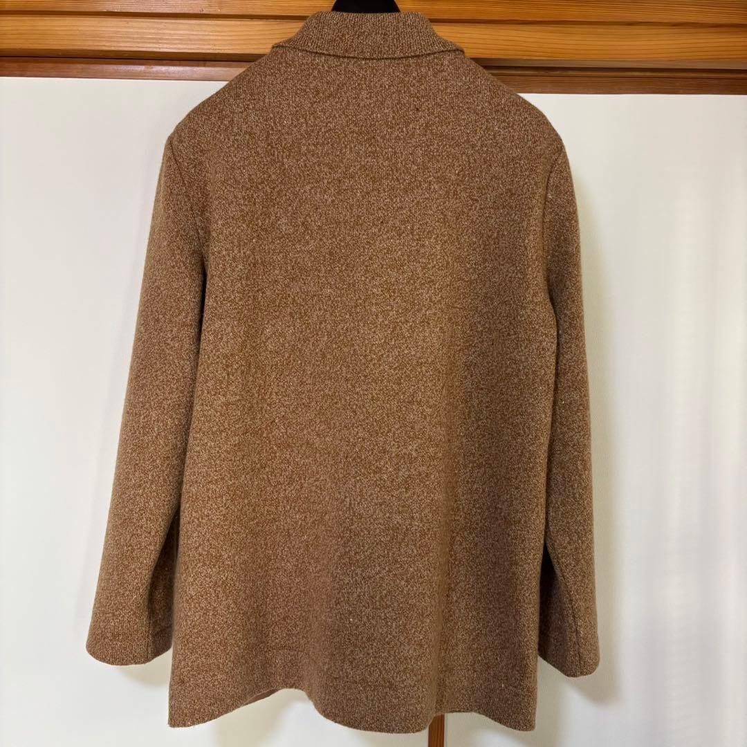 papas パパス ニットジャケット　ウール100％