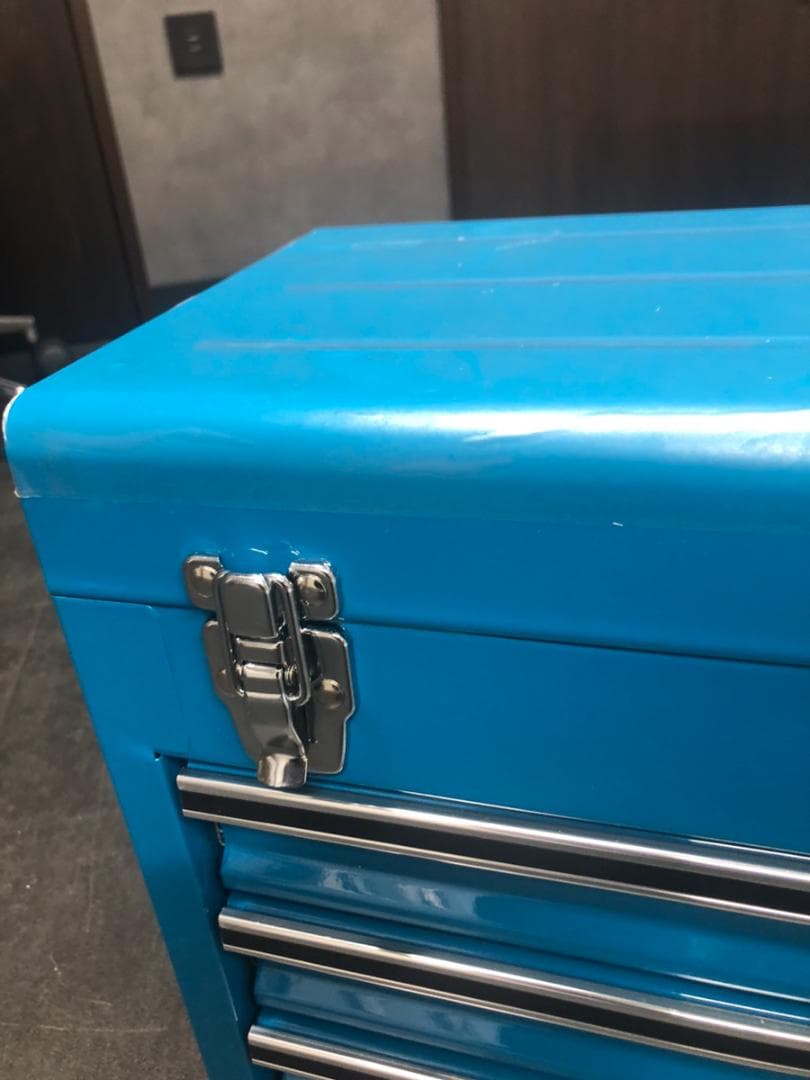 ※中古美品 KTC 青 3段引き出しツールボックス ほぼ未使用