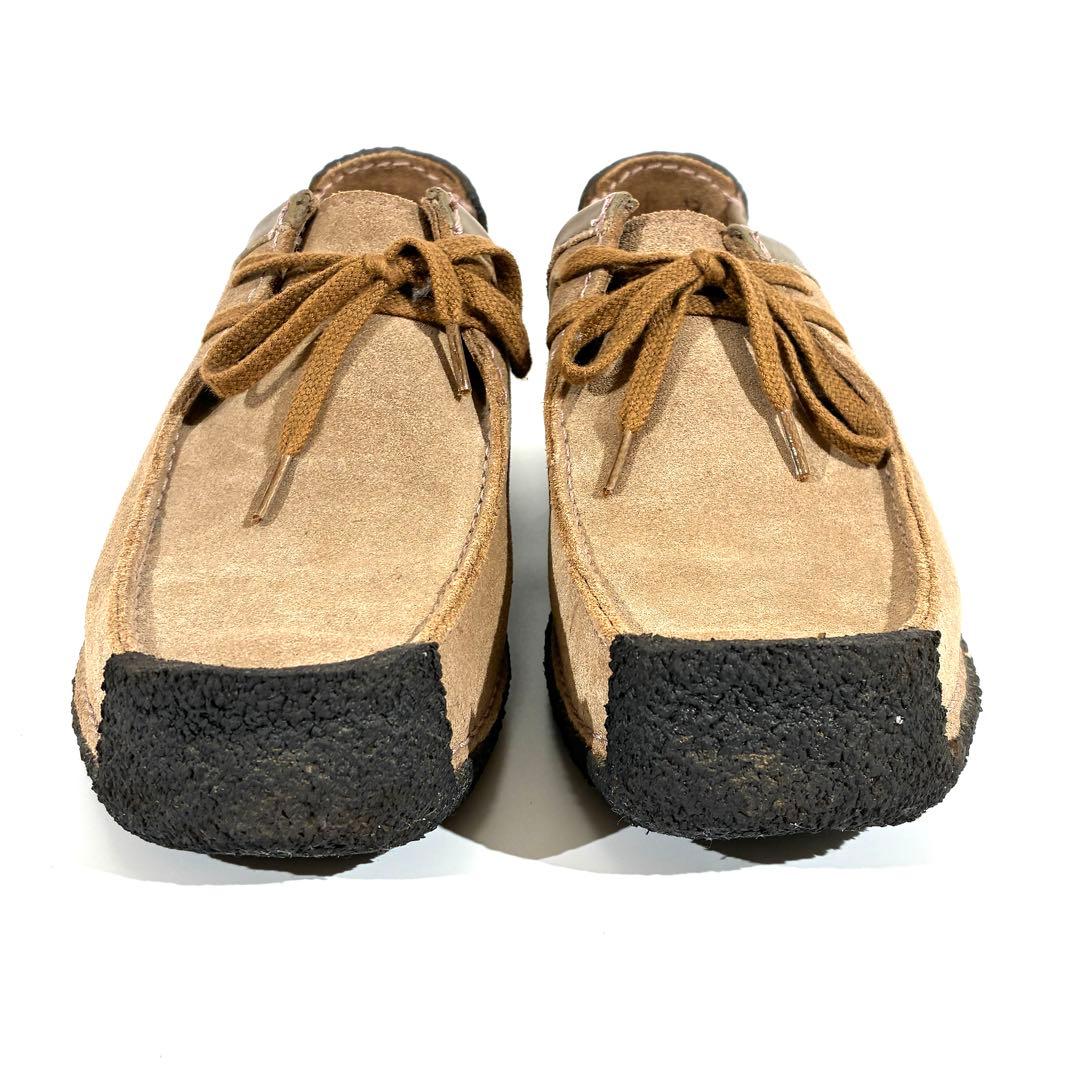 美品★ クラークスオリジナルズ ナタリー ワラビー スエード キャメル
