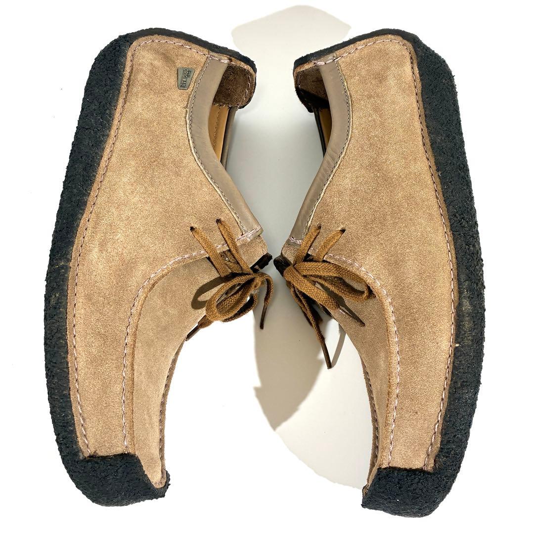美品★ クラークスオリジナルズ ナタリー ワラビー スエード キャメル