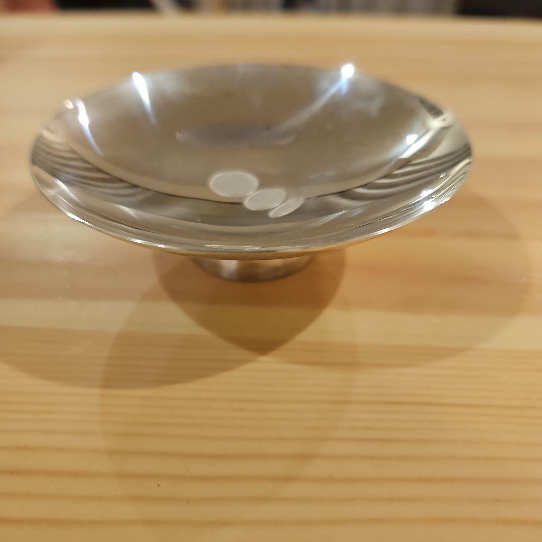 昭和六十年四月 新会社発足記念 日本たばこ産業 純銀 銀盃 酒器 木箱入り