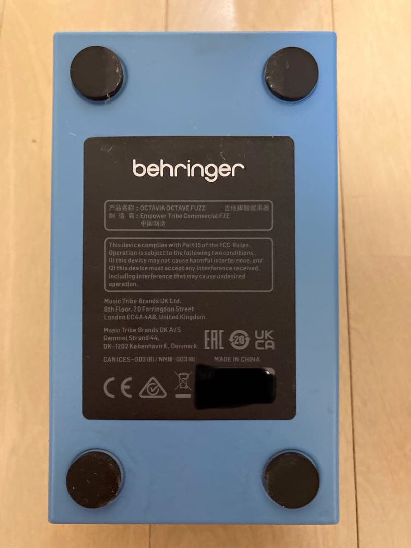 ボ*ケ様 Behringer Octavia Octave Fuzz 超美品中古