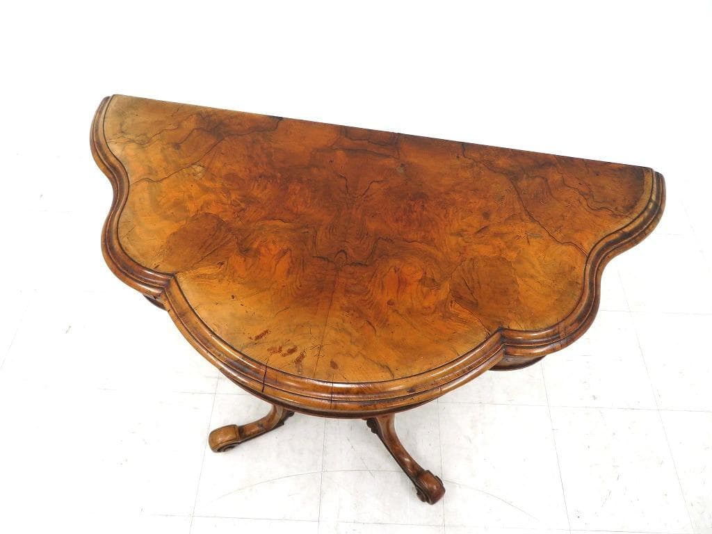 英国　イギリス　アンティーク　コンソールテーブル　ダイニングテーブル　拡張式