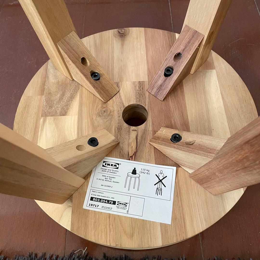 廃盤品　IKEA イケア　SKOGSTA スコグスタ　スツール　椅子　2脚