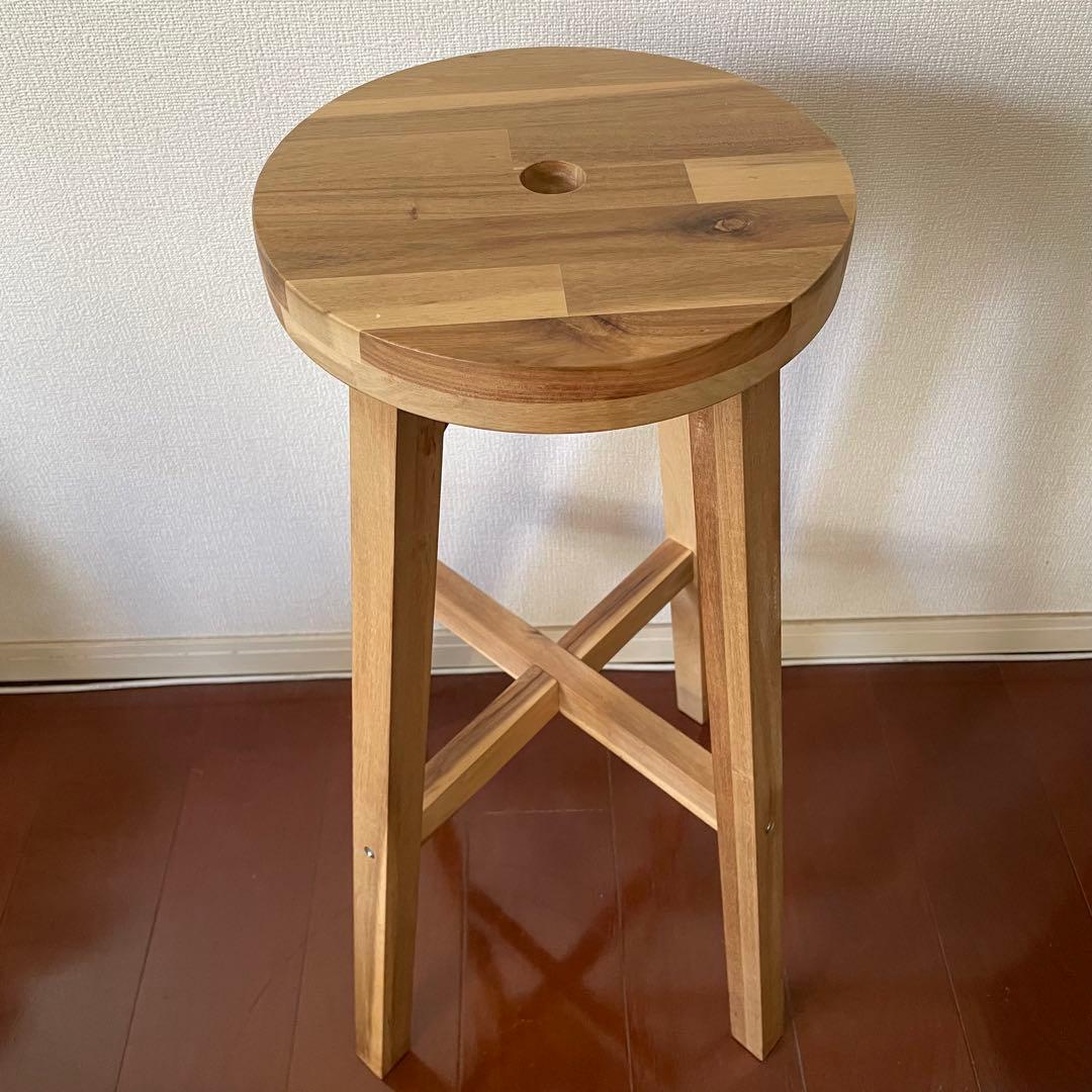 廃盤品　IKEA イケア　SKOGSTA スコグスタ　スツール　椅子　2脚