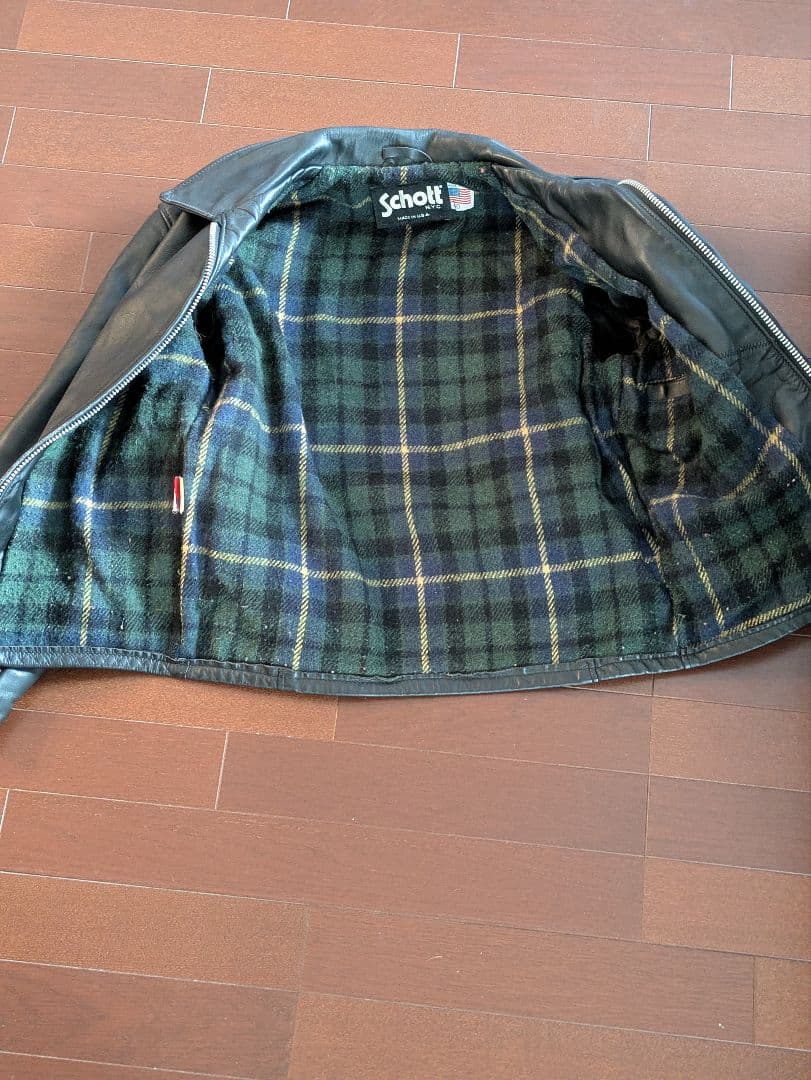Schott レザーシングルライダースジャケット 革ジャン サイズ40