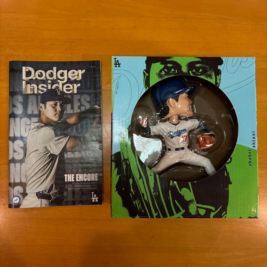 【新品•未開封】9/10ドジャース球場配布　投手大谷翔平ボブルヘッド　冊子付