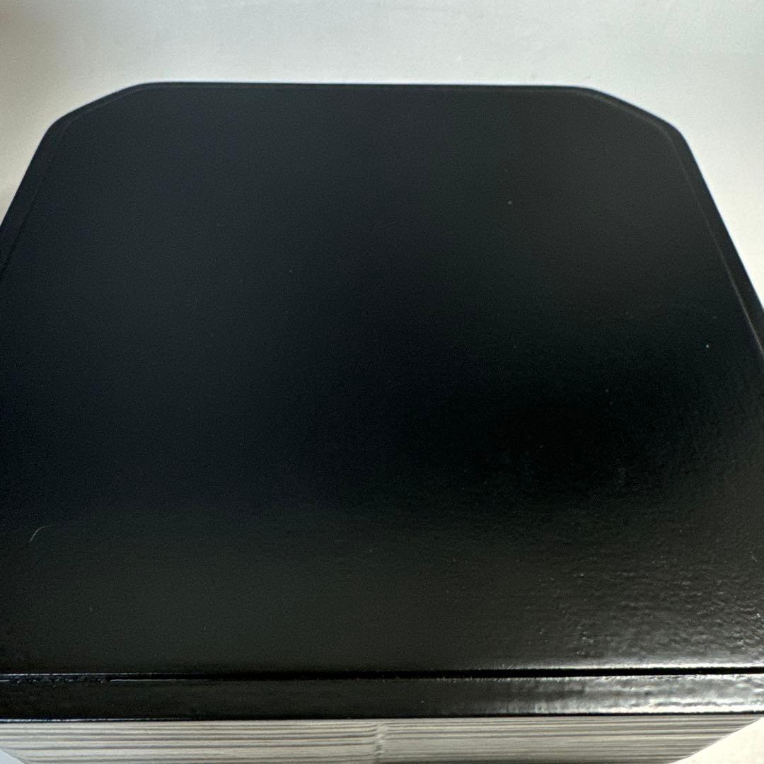 レ＊ 茶道具 一閑塗片木目 縁高 道端江春 造