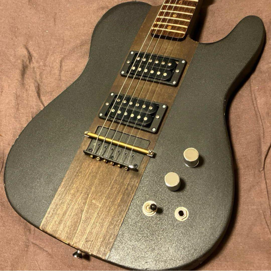 【ハンドメイド】テレキャスタータイプ ハムバッカー エレキギター（ノーブランド）