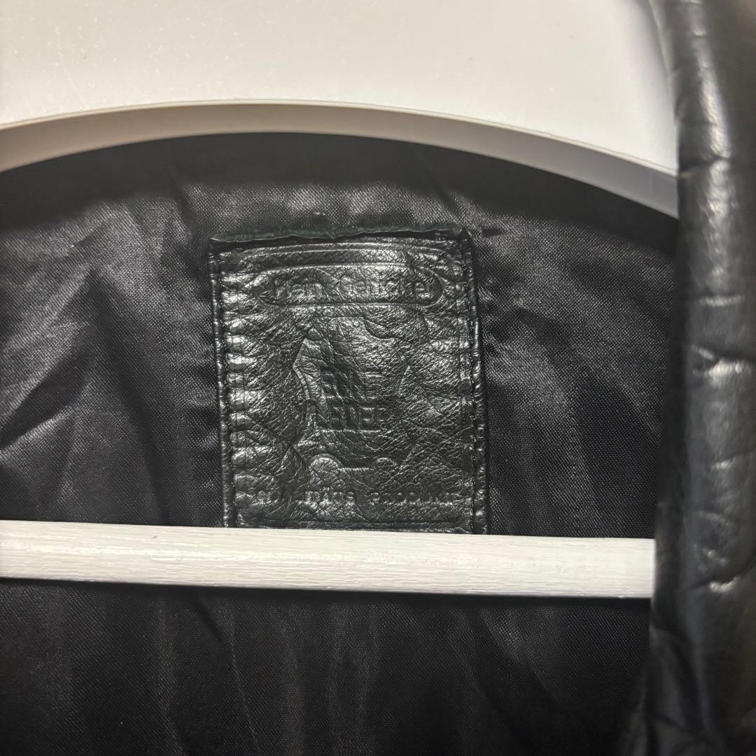 Leather Jacket ブラックレザージャケット L