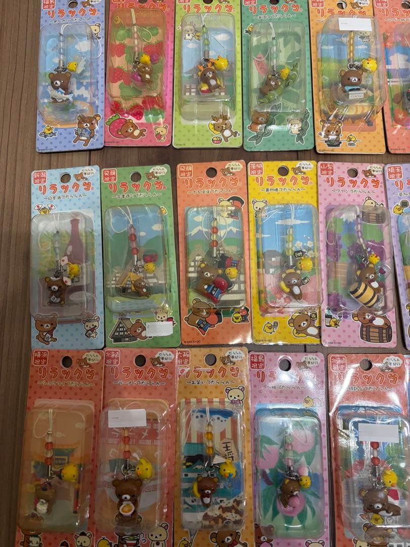 リラックマ　ご当地ストラップ　だららん夢紀行　50個セット　未使用品