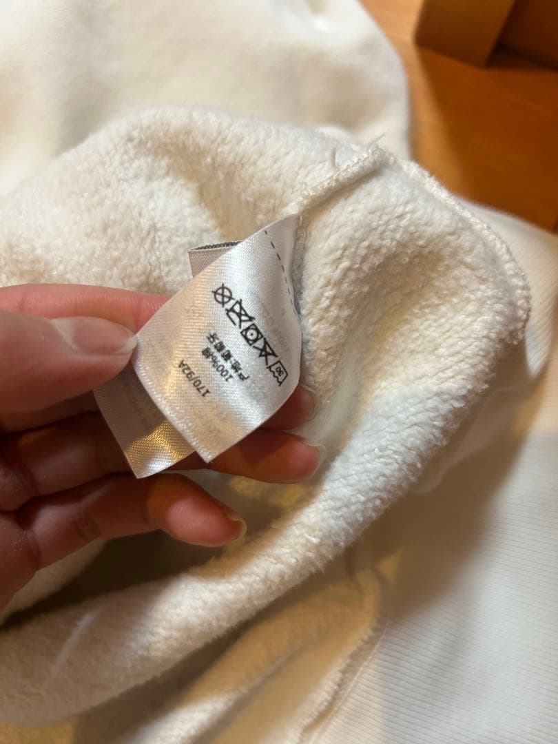 Stussy ホワイト パーカー 8ボールロゴ