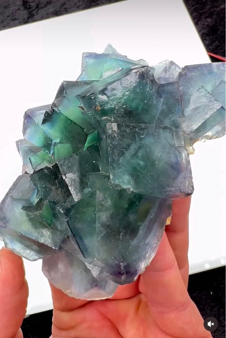 ナミビアOkorusu Mine 産のフローライト