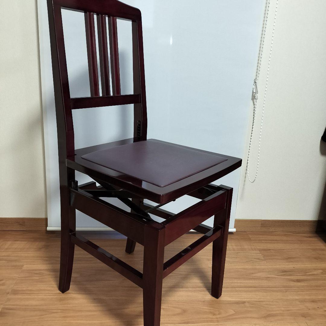 ピアノ　トムソン椅子　紫