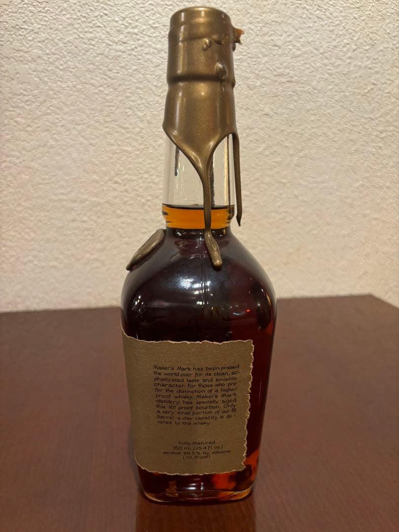 【SALE中未開栓品】メーカーズマーク　ゴールドトップ Maker's Mark