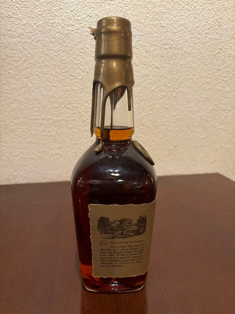 【SALE中未開栓品】メーカーズマーク　ゴールドトップ Maker's Mark