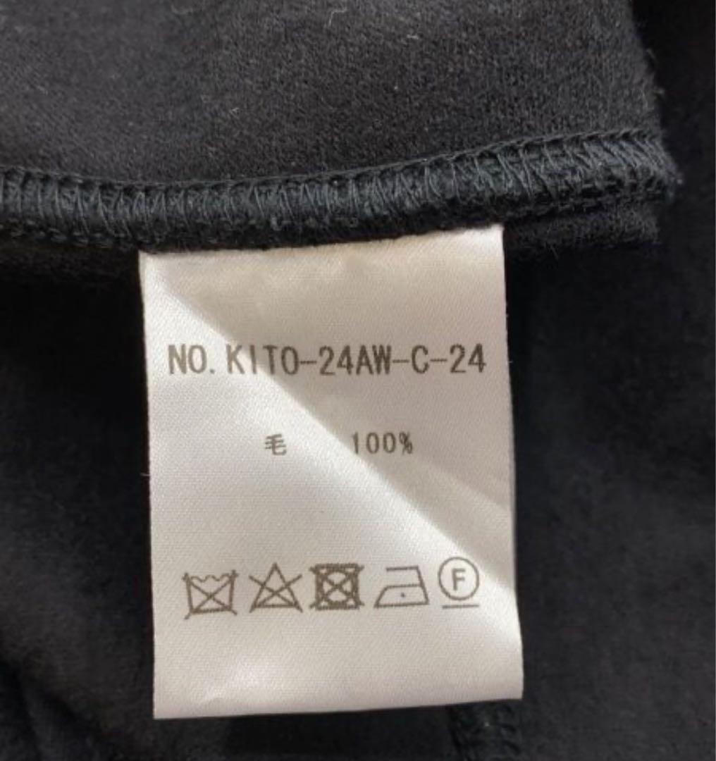 美　K.ITO ケーイトウ　ブルゾン　トラックジャケット　ウール　ブラックＬ 3