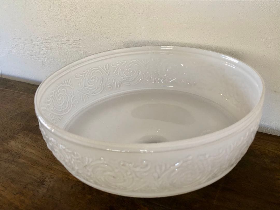 ヴィンテージ ランプシェード ミルクガラス 電傘 電笠