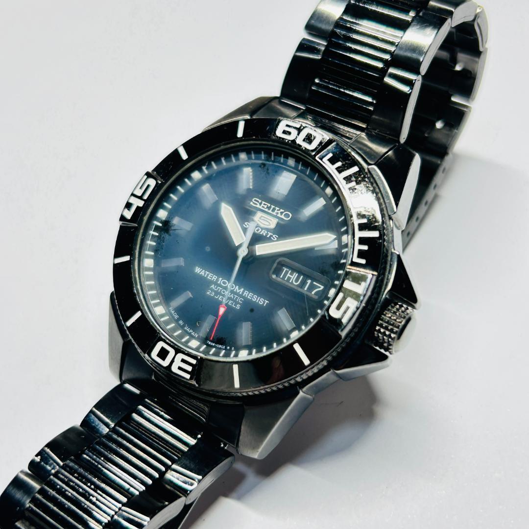 稼働 セイコー ファイブ スポーツ SEIKO 5 デイト ダイバーズウォッチ