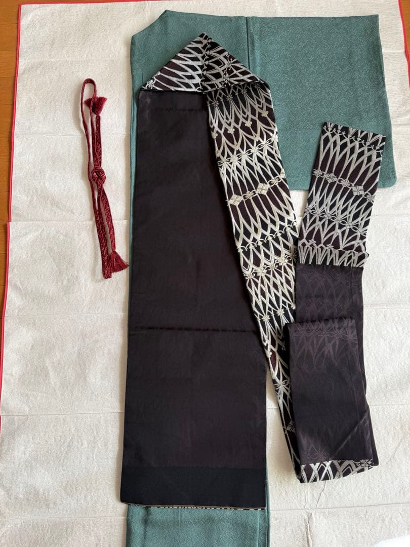 西陣まいづる？　ティアラ　名古屋帯　帯締めセット