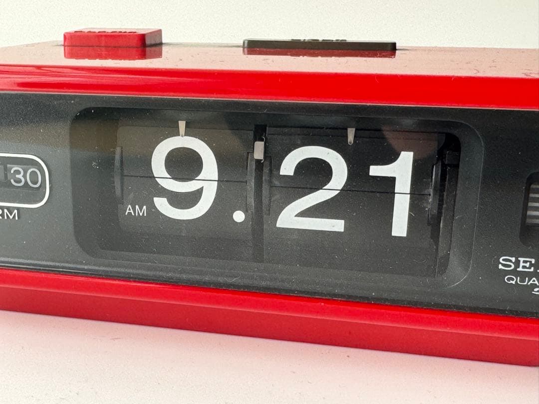 昭和レトロ★SEIKO パタパタ時計 目覚まし時計 QN 407R 当時物