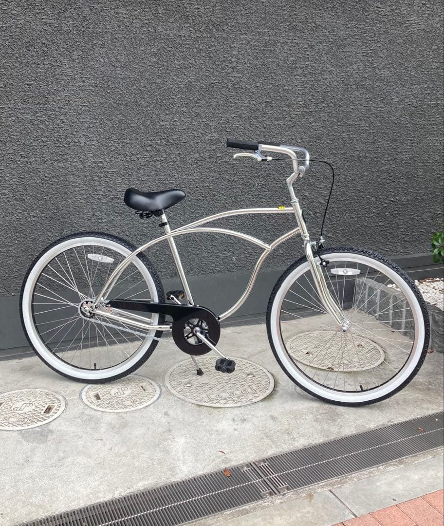 【新品】ビーチクルーザー_26インチ×2.125_CP