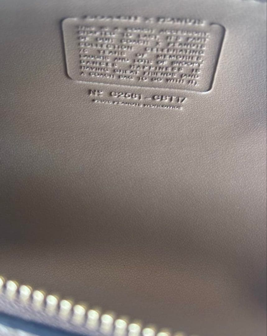 ⭐︎新品タグ付⭐︎【限定】COACH スヌーピー ポーチ/ペンケース